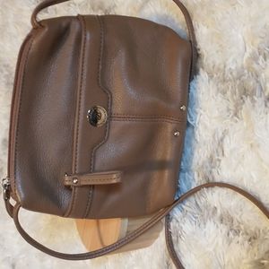 Stone Mountain Brown Leather Crossbody Bag